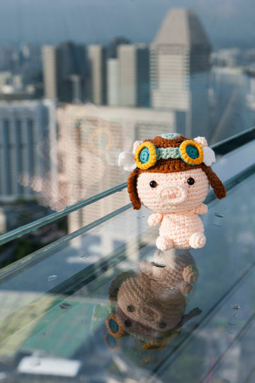 Maybe Pigs Can Fly Amigurumi Pattern & Kit